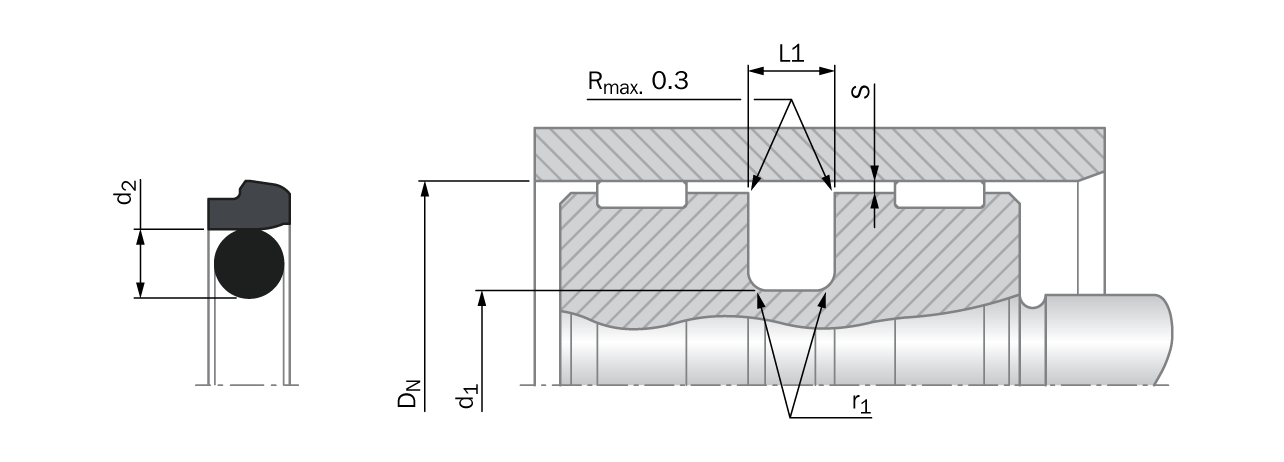 Stepseal®  2K - Including O-Ring