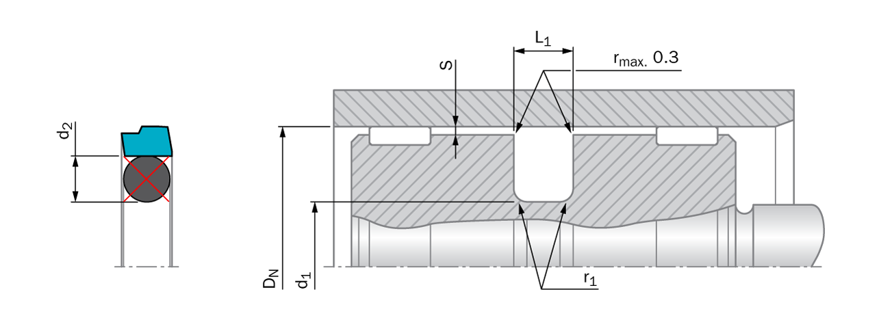 Zurcon®  Rimseal - Without O-Ring