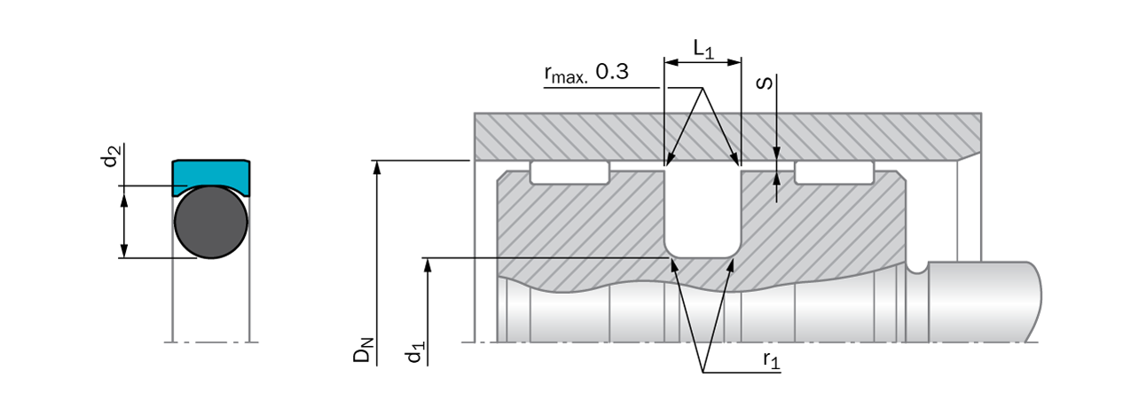Glyd Ring®  - Including O-Ring